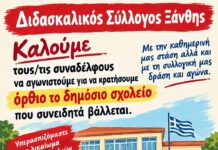 Παράσταση διαμαρτυρίας του Διδασκαλικού Συλλόγου στη ΔΠΕ Ξάνθης